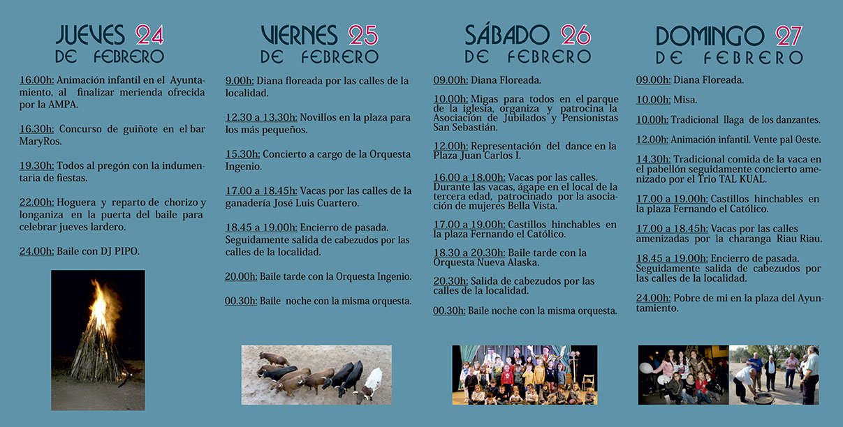 Programa Fiestas San Sebastián