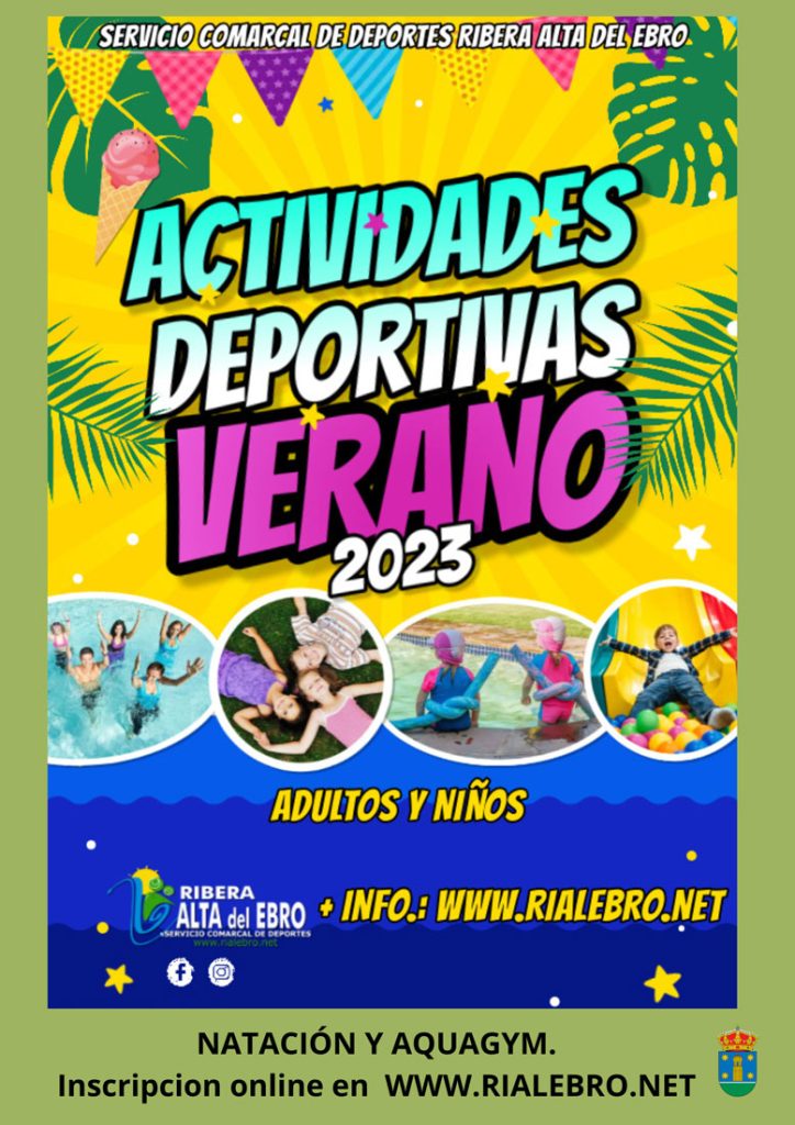 ACTIVIDADES DEPORTIVAS VERANO PRADILLA DE EBRO 2023