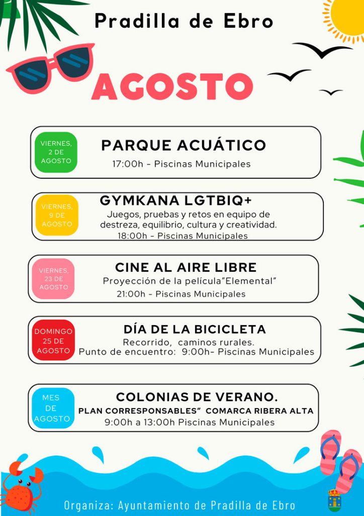 Actividades de Verano - Agosto