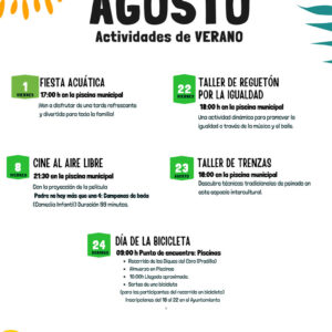 ACTIVIDADES AGOSTO