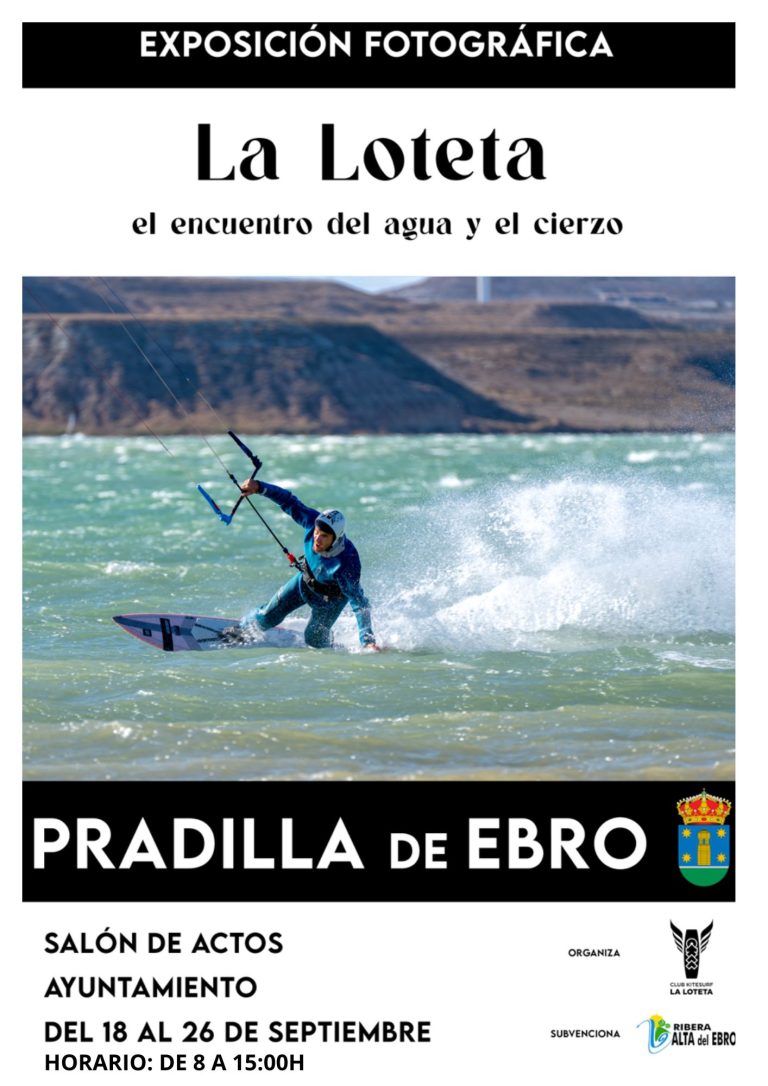 xposición fotográfica “La Loteta: el encuentro del agua y el cierzo”